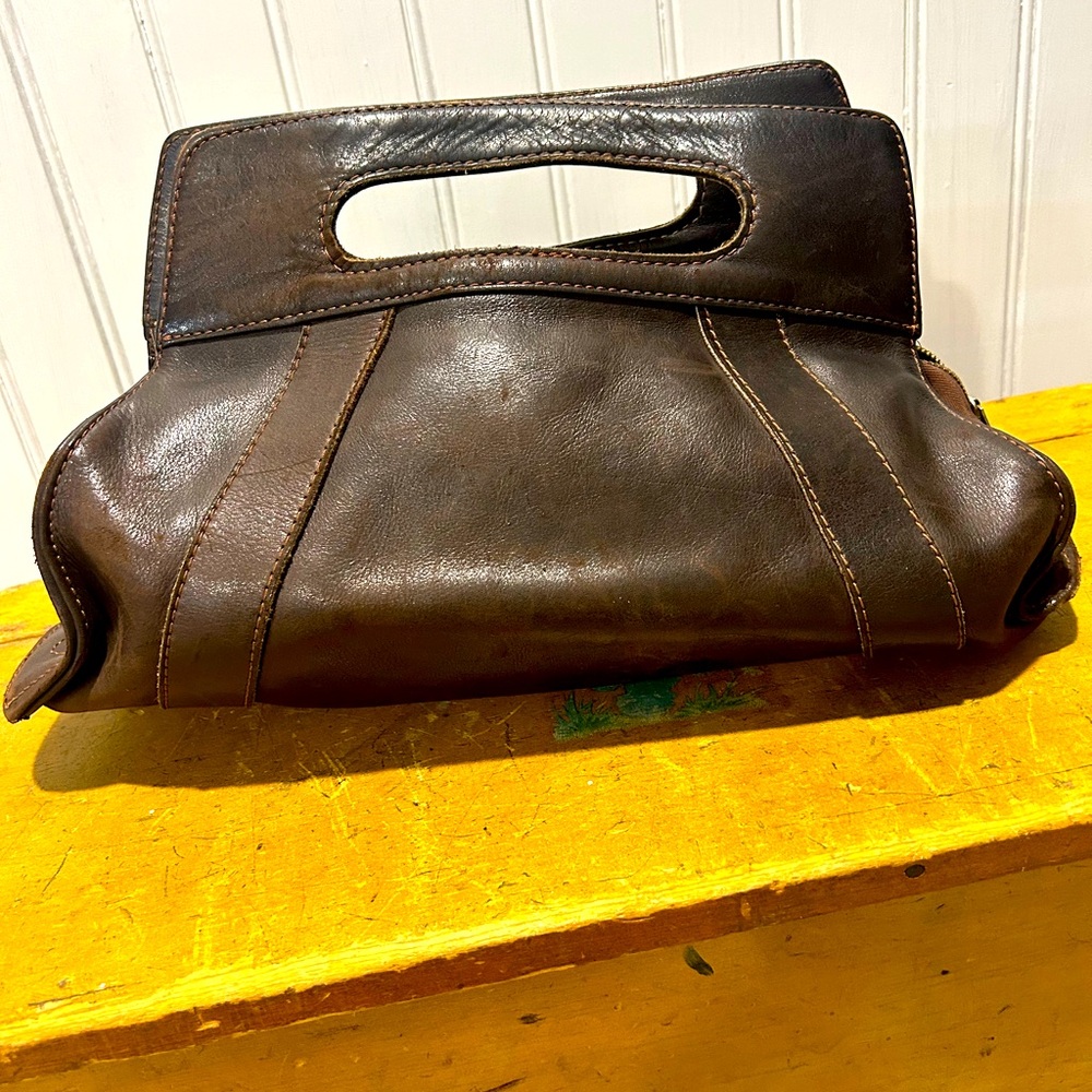 Vintage Dark Brown Handbag